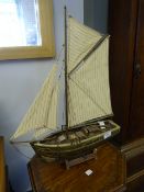 Model of a Sailing Boat