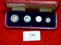 Four Pieces of Maundy Money 1903