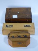 Assortment of Three Decorative Boxes