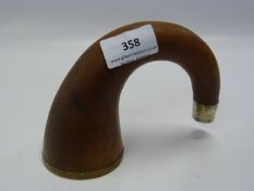 Horned Pipe with Silver Collar