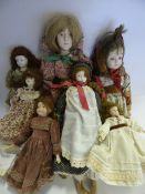 Box of Contemporary Dolls