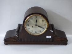 Gong Oak Mantel Clock