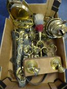 Box of Horse Brasses, Etc