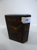 Small Painted Tea Caddy