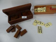 Two Boxes of Dominos