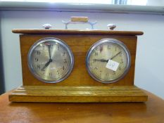 Mahogany Cased Chess Clock