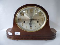 Mahogany Mantel Clock