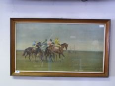 Framed Print of Race Horses by A.S Munter