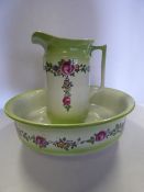 Decorative Jug and Bowl