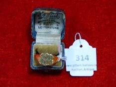 Eighteen Carat Gold Signet Ring (Weight Approx 9g)