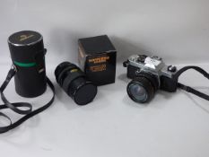 Pentax Camera with Lens