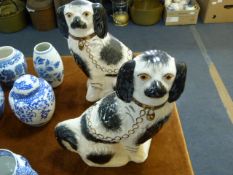 Pair of Staffordshire Dogs