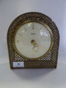 Bentina Eight Day Brass Case Mantel Clock