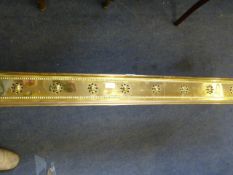 Brass Fire Curb