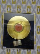 Gilt Framed Gold Disk The Who 