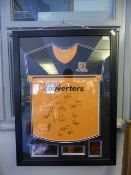 Framed Signed Hull City Shirt