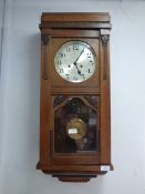 Oak Cased Wall Clock
