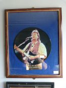Framed Paul Mccartney Press Conferences Disk