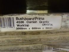*Prema Bushboard 4536 Cornish Granite Worktop 3000mm by 600mm by 30mm