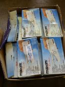 *Box Containing Maxim Handheld Sewing Machines