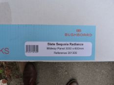 *Prema Splashback by Bushboard Slate Sequoia Radiance Midway Panel 3030mm by 600mm