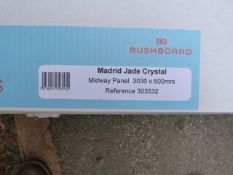 *Prema Splashback by Bushboard Madrid Jade Crystal