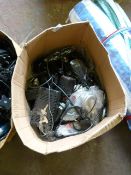 *Box Containing Assorted Scooter Chargers