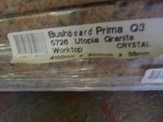 *Prema Bushboard Q35726 Utopia Granite Worktop 4100mm by 600mm by 38mm