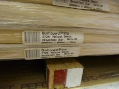 *Prema Bushboard 2726 Natural Beech Breakfast Bar 3000mm by 900mm by 30mm