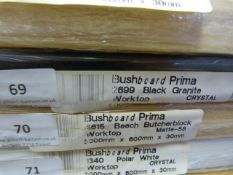 *Prema Bushboard Black Granite Worktop 3000mm by 600mm by 30mm