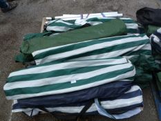 *Eleven Assorted Folding Camp Beds and Chairs