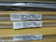 *Prema Bushboard 2510 Golden Morning Oak Worktop 3000mm by 600mm by 30mm