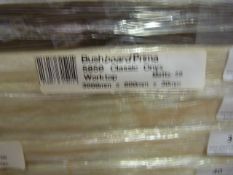 *Prema Bushboard 5850 Classic Onyx Worktop 3000mm by 600mm by 30mm