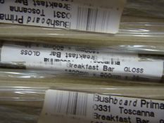 *Prema Bushboard Toscana Breakfast Bar 3600mm by 900mm by38mm