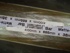 *Prema Bushboard 4612 Amber Slate Breakfast Bar 4100mm by 665mm by 38mm