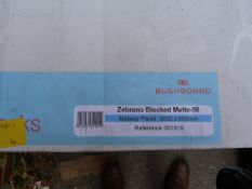 *Prema Splashback by Bushboard Zebrano Blocked Matte 58