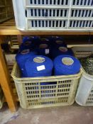 *Box Containing Twelve Cones of Royal Blue Knitting Wool