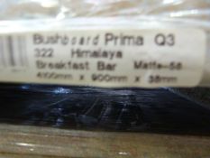 *Prema Bushboard Himalaya Breakfast Bar 4100mm by 900mm by 38mm