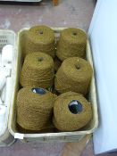*Box Containing Twelve Rolls of Knitting Yarn