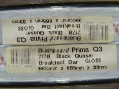 *Prema Bushboard 3475 Roman Travertine Breakfast Bar 3600mm by 665mm by 38mm