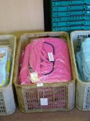 *Bag Containing Ten Pink and Navy Changing Bags