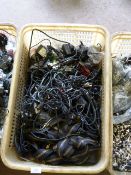 *Box Containing Assorted Chargers, USB Cables, Zips, Etc