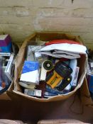 *Mixed Box Containing Assorted Rechargeable Lanterns, Walkie Talkies, Cooling Fans, Etc