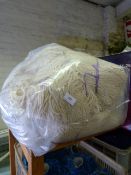 *Bag Containing Cream Hand Knitting Wool