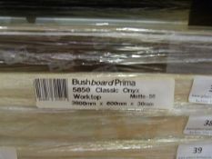 *Prema Bushboard 5850 Classic Onyx Worktop 3000mm by 600mm by 30mm