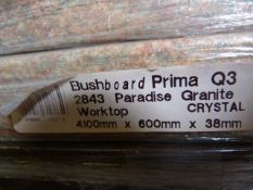 *Prema Bushboard Q32843 Paradise Granite Worktop 4100mm by 600mm by 38mm