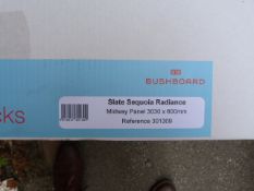 *Prema Splashback by Bushboard Slate Sequoia Radiance Midway Panel 3030mm by 600mm