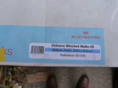 *Prema Splashback by Bushboard Zebrano Blocked Matte 58