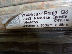 *Prema Bushboard Q32843 Paradise Granite Worktop 4100mm by 600mm by 38mm