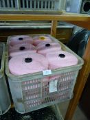 *Box Containing Twelve Cone of Pink Knitting Wool